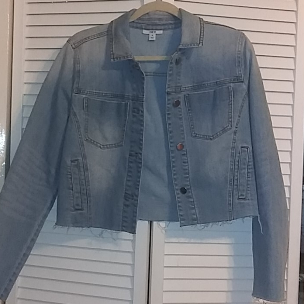 bar111 Cropped Denim Jacket